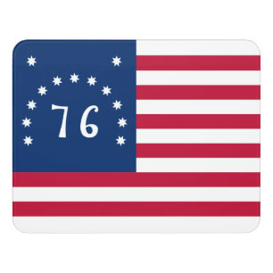 Bennington's Banner: The 76 American Battle Flag Door Sign