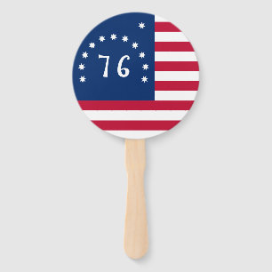 Bennington's Banner: The 76 American Battle Flag Hand Fan