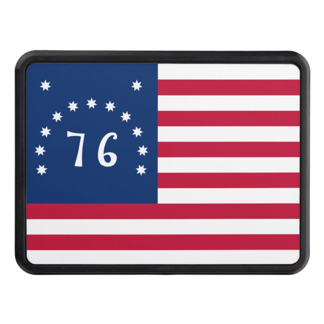 Bennington's Banner: The 76 American Battle Flag Hitch Cover (Front)