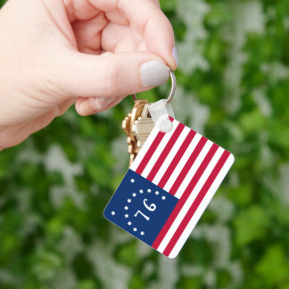 Bennington's Banner: The 76 American Battle Flag Keychain