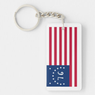 Bennington's Banner: The 76 American Battle Flag Keychain