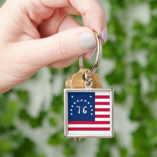 Bennington's Banner: The 76 American Battle Flag Keychain