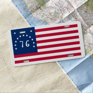 Bennington's Banner: The 76 American Battle Flag License Plate