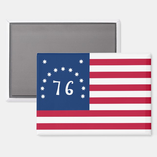 Bennington's Banner: The 76 American Battle Flag Magnet (Front/Back)