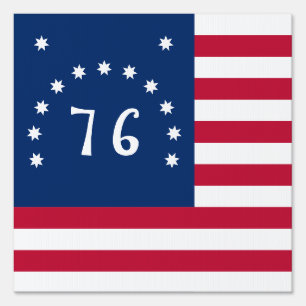 Bennington's Banner: The 76 American Battle Flag Sign