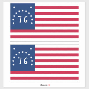 Bennington's Banner: The 76 American Battle Flag Sticker