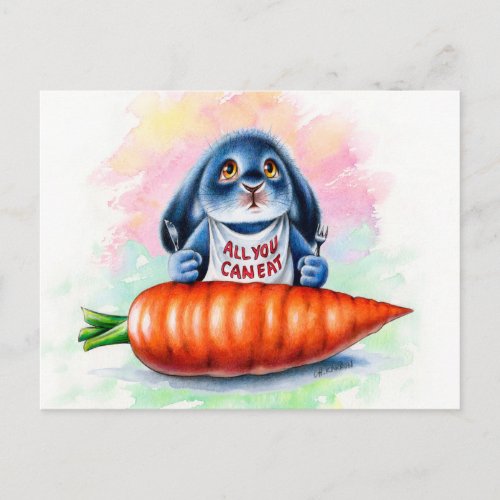 Benny Blue _ All You Can Eat Postcard