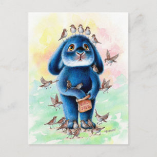 Benny Blue - Bird Seed Postcard