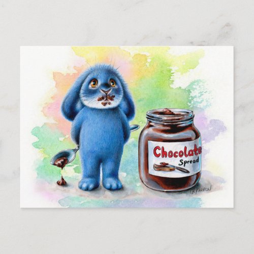 Benny Blue _ Chocolate Postcard