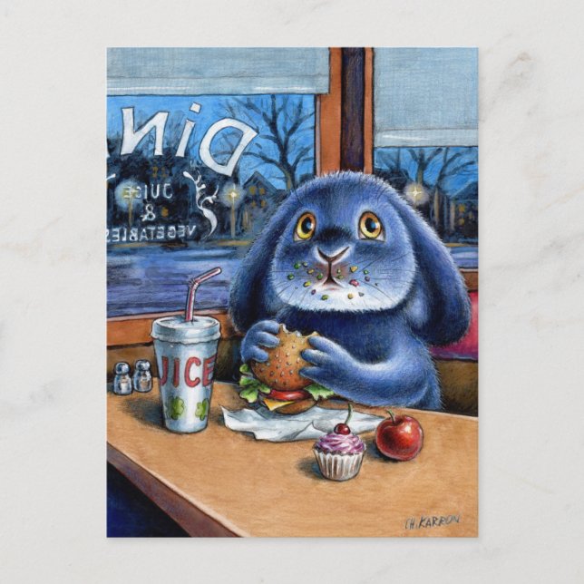 Benny Blue - Diner Postcard (Front)