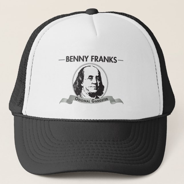Benny Franks Original Gangster Trucker Hat (Front)