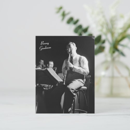 Benny Goodman Postcard