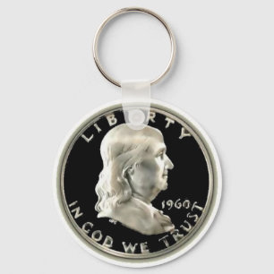 Benny Half Dollar Keychain