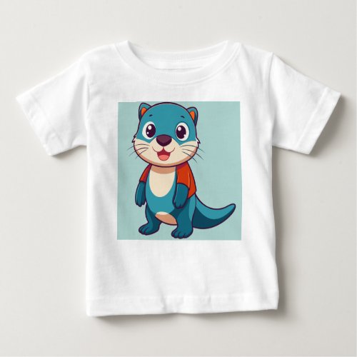 Benny the Baby Otter Baby T_Shirt