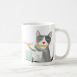 Benny The Flute Player Cat Coffee Mug at Zazzle