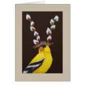 Benny the goldfinch card (Front)