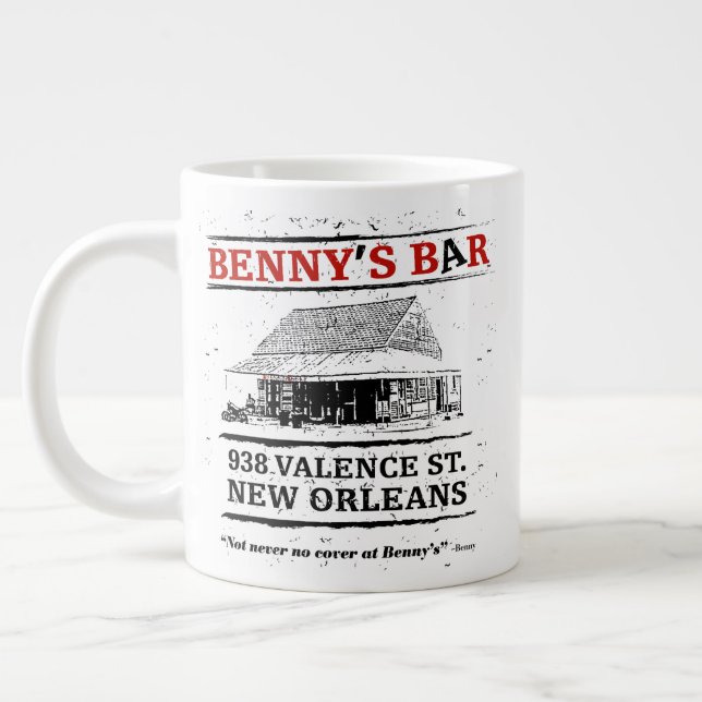 Benny's Bar New Orleans Giant Coffee Mug (Left)