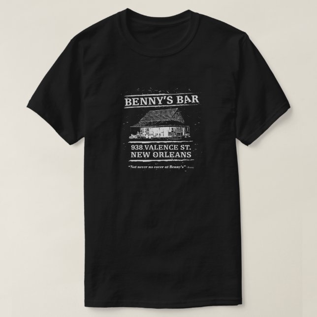 Benny's Bar New Orleans T-Shirt (Design Front)