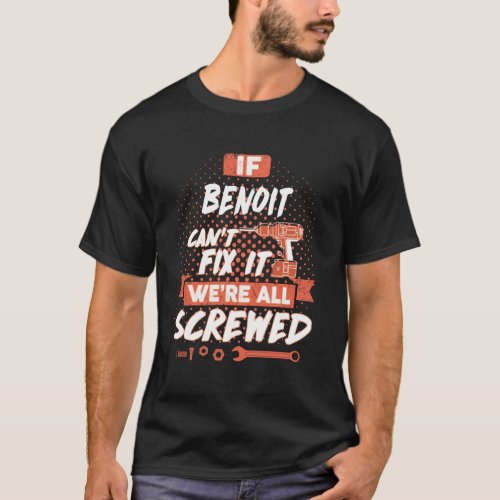 BENOIT Name BENOIT family name crest T_Shirt