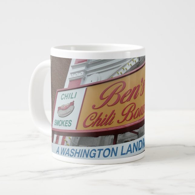 Ben's Chili Bowl: Iconic DC landmark Giant Coffee Mug (Front Left)