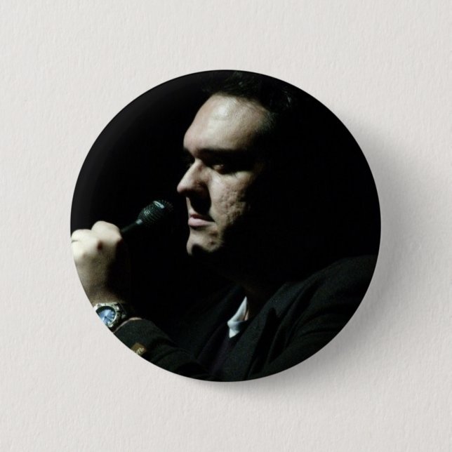 Ben's Face Badge Pinback Button (Front)