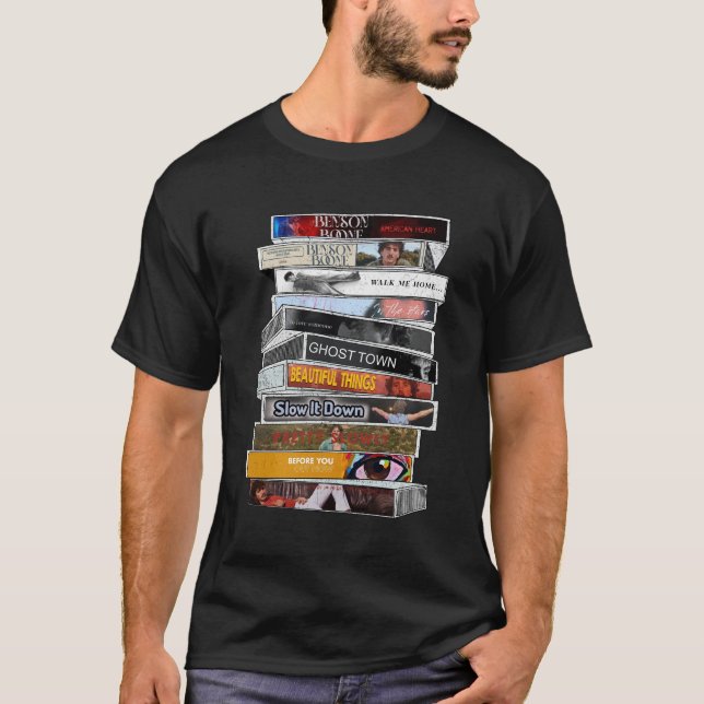 Benson Boone Cassette Tape T-Shirt (Front)