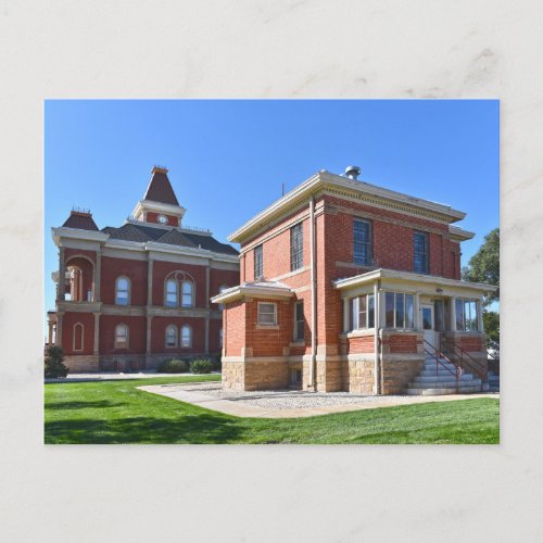 Bent County Jail and Courthouse Colorado Postcard