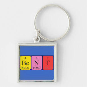 Bent periodic table name keyring