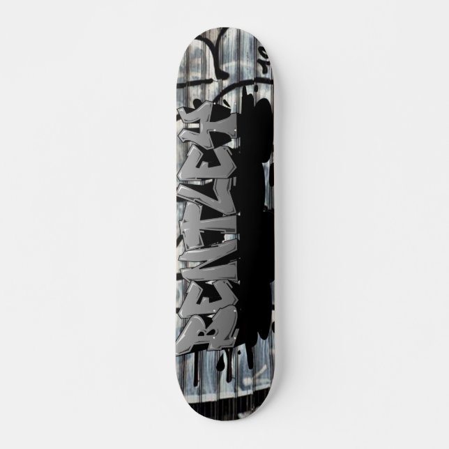 Bentley Graffiti Custom Personalized Skateboard (Front)