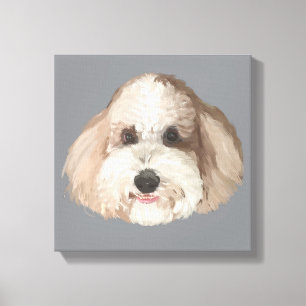 Bentley Portrait Pet Drawing Canvas Print