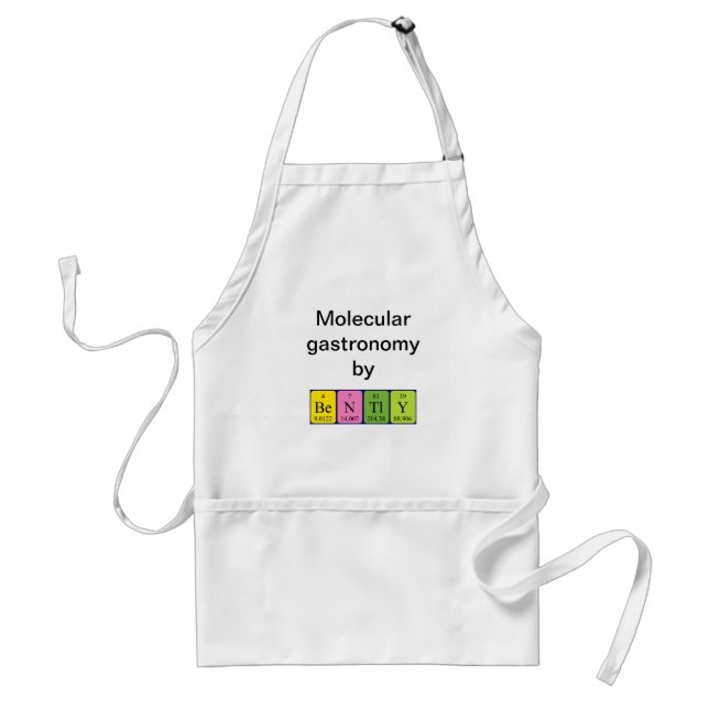 Bently periodic table name apron (Front)