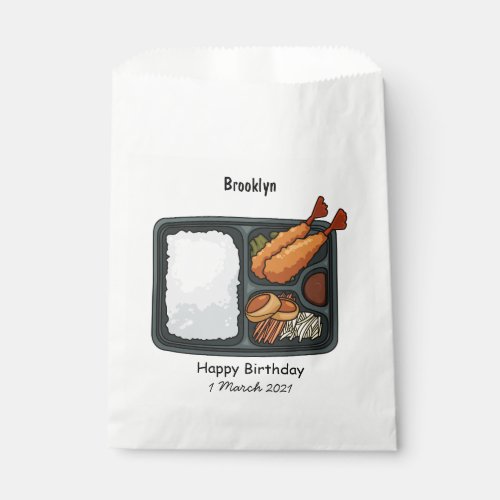 Bento cartoon illustration favor bag