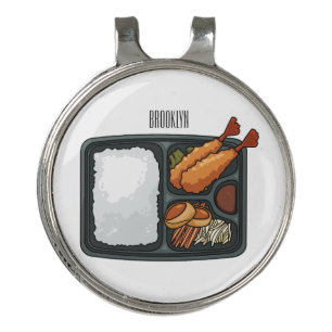 Bento cartoon illustration golf hat clip