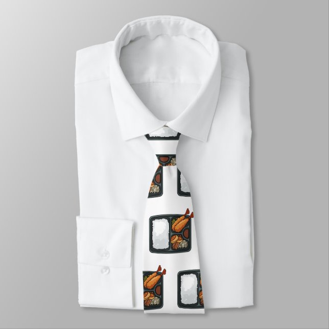 Bento cartoon illustration   neck tie (Tied)
