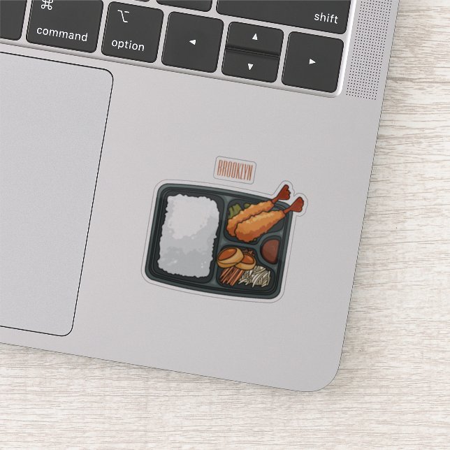 Bento cartoon illustration sticker (Detail)