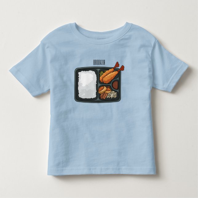Bento cartoon illustration  toddler t-shirt (Front)