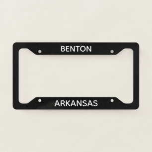 Benton Arkansas License Plate Frame