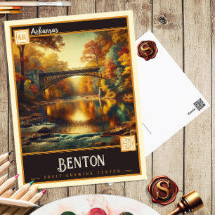 Benton, Arkansas Vintage Postcard