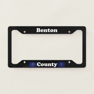 Benton County Indiana LPF License Plate Frame