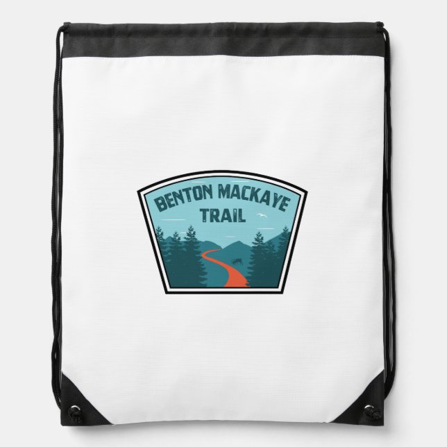 Benton MacKaye Trail Drawstring Bag (Front)