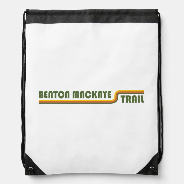 Benton MacKaye Trail Drawstring Bag (Front)