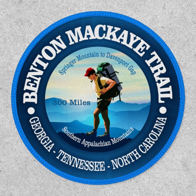 Benton MacKaye Trail (Hiker C)  Patch (Front)