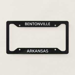 Bentonville Arkansas License Plate Frame