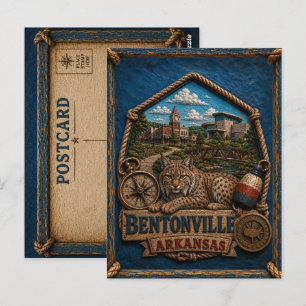 Bentonville Arkansas Postcard Vintage Travel