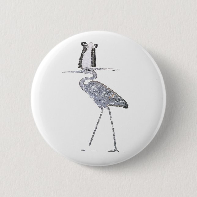 Benu Bird Button (Front)