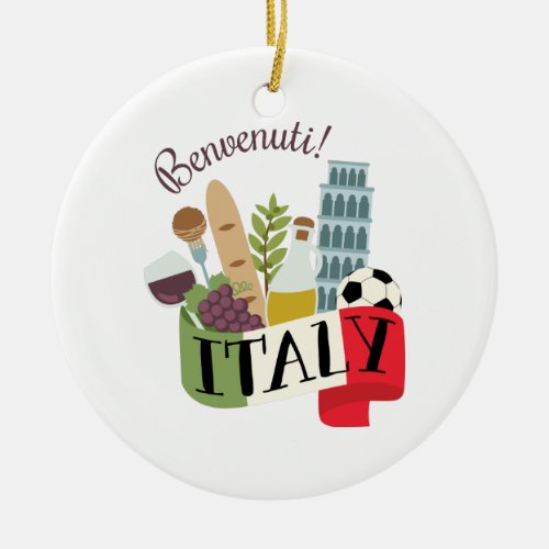 Benvenuti Ceramic Ornament