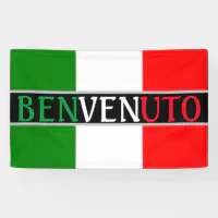 Benvenuto Italian Word Decals, Kitchen Decals