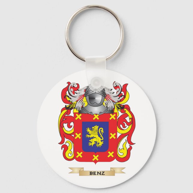Benz Coat of Arms (Family Crest) Keychain (Front)