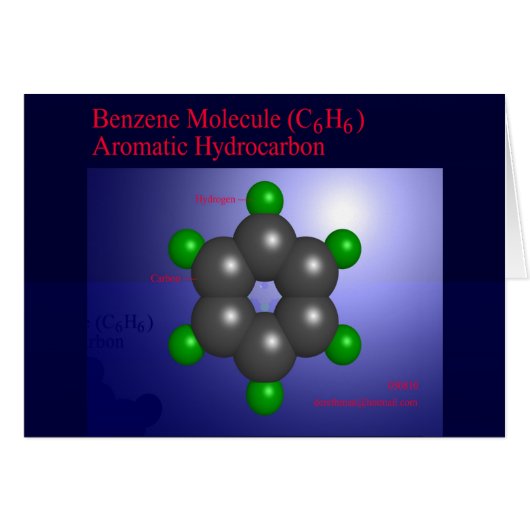 Benzene Molecule (card) (Front Horizontal)