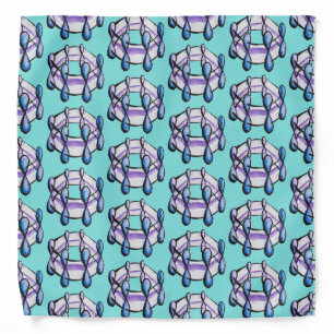 Benzene Molecule Pattern Organic Chemistry Art Bandana